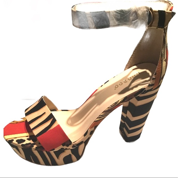 Rihanna 2 Leopard Exotic Platform Sandals - Picture 6 of 9